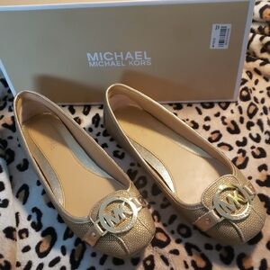 Michael Kors Gold Women's Flats